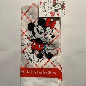 Mickey and Minnie 2 pack kitchen towels